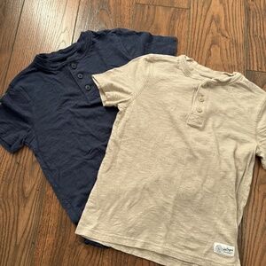 2 PACK BUNDLE Gap boys henly t-shirt